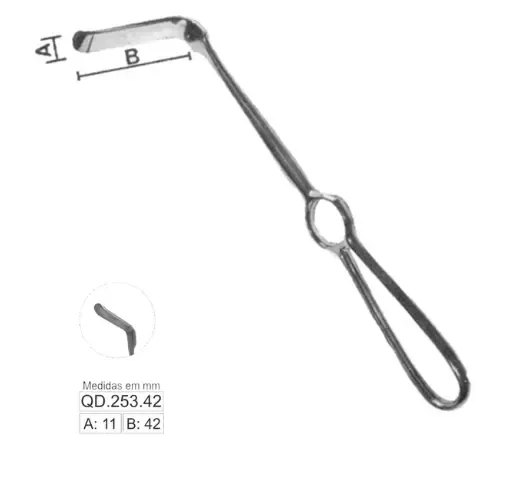 Afastador Obwegeser para Cima - 62mm 3